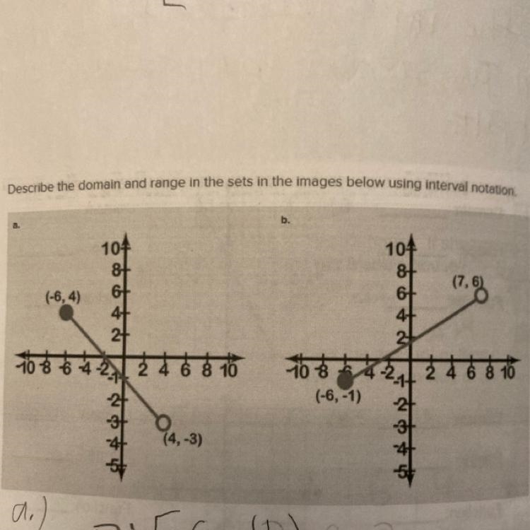 Can someone please describe the domain and range in these sets?-example-1