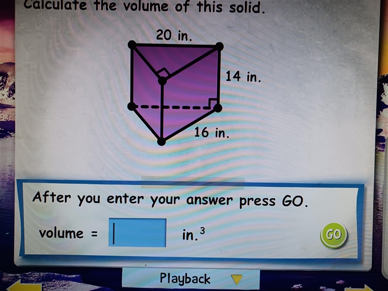 Volume = in2 Help me please What is the volume-example-1