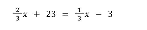 Solve for x in this equation.-example-1