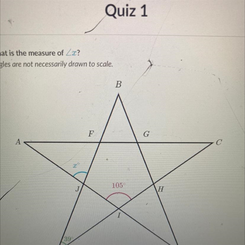 HURRY PLEASE What is measure of-example-1