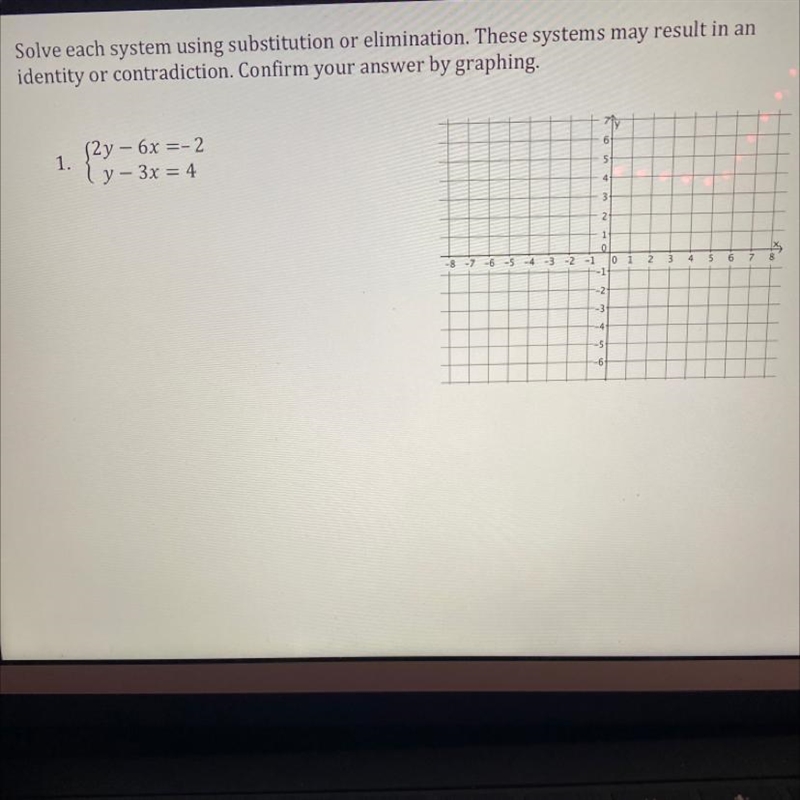 Solve the system using substitution or elimination.-example-1