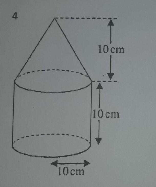 Find the volume of the following compound shape. ​-example-1