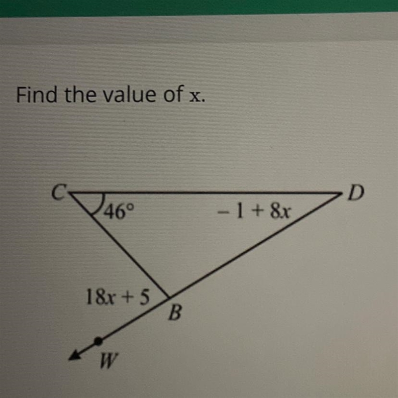 Find the value of x.-example-1