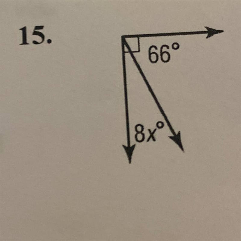 What is X equal to? It’s not 90 degrees.-example-1