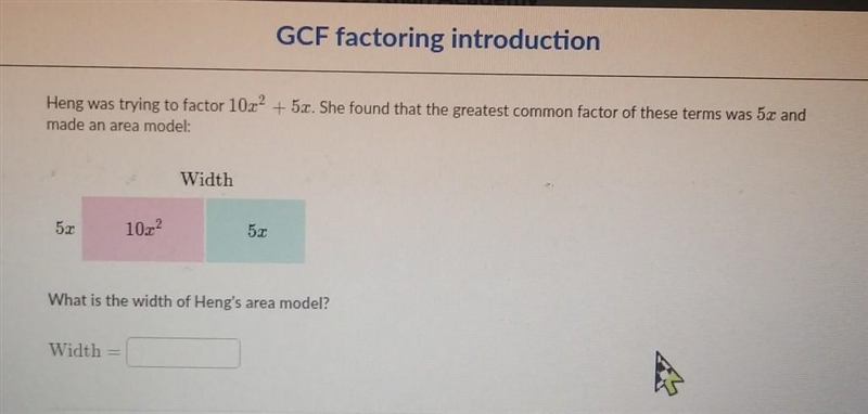 Im trying to see if what i think the answer is is correct for the width i got 2x^2+1-example-1