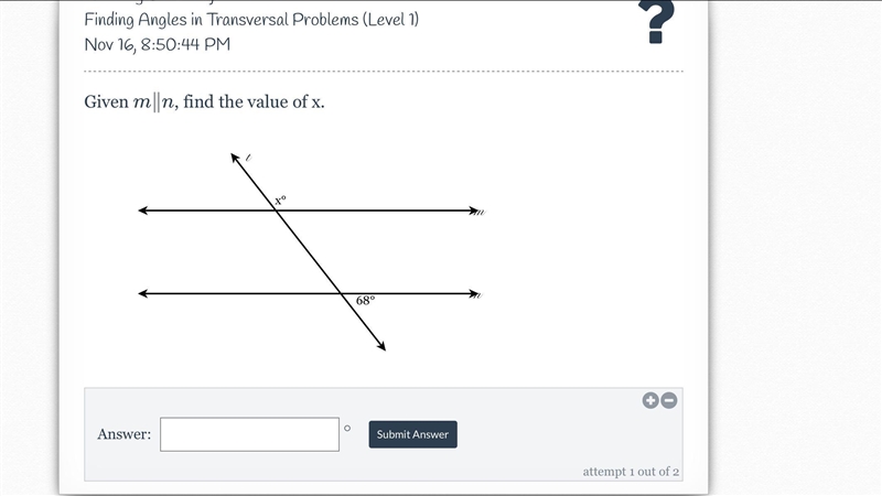 HELP SOLVE FOR THE VALUE OF X-example-1