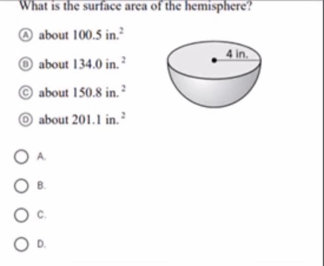 What is the surface area of the hemisphere-example-1