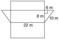 The surface area of the triangular prism is .-example-1