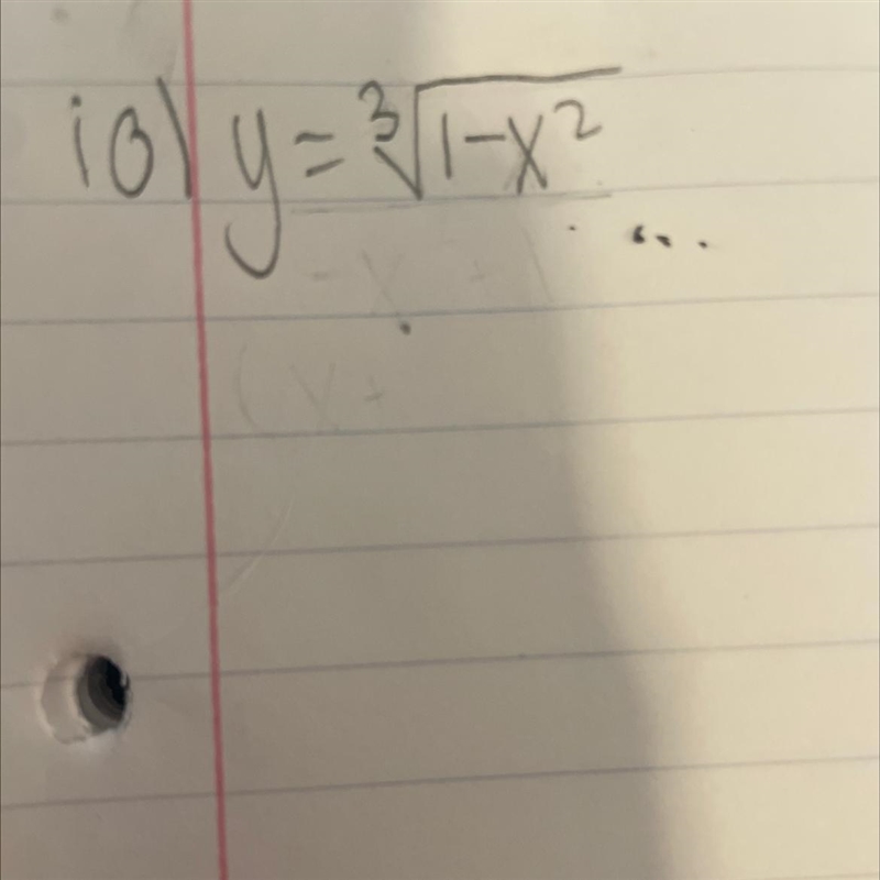 Domain of 3 cubed of 1 minus x squared-example-1