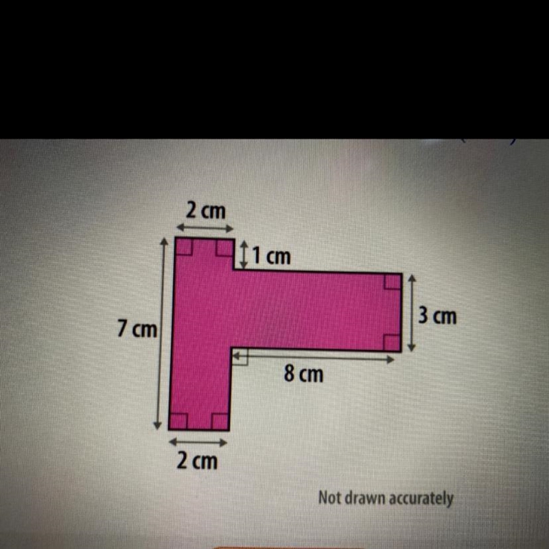 Work out the perimeter of the shape-example-1