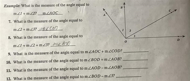 Can someone help with these geometry fill in blank questions? Just 9, 10, 11, 12.. it-example-1