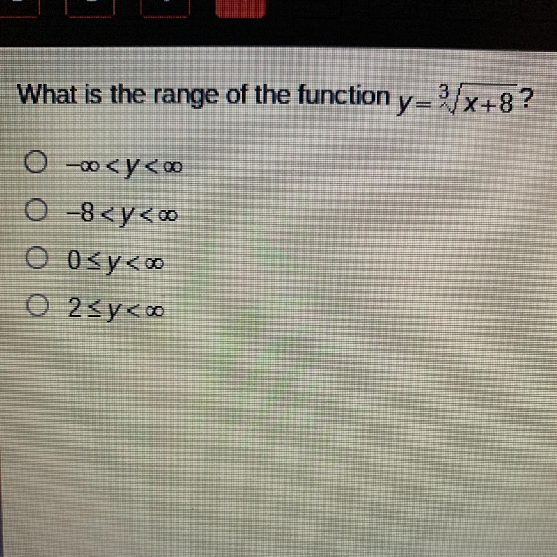 What is the range of the function?-example-1