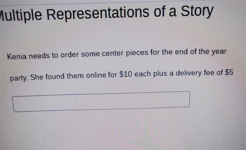 Can someone help to see if I'm learning it right. would the answer be c=10+5(enter-example-1