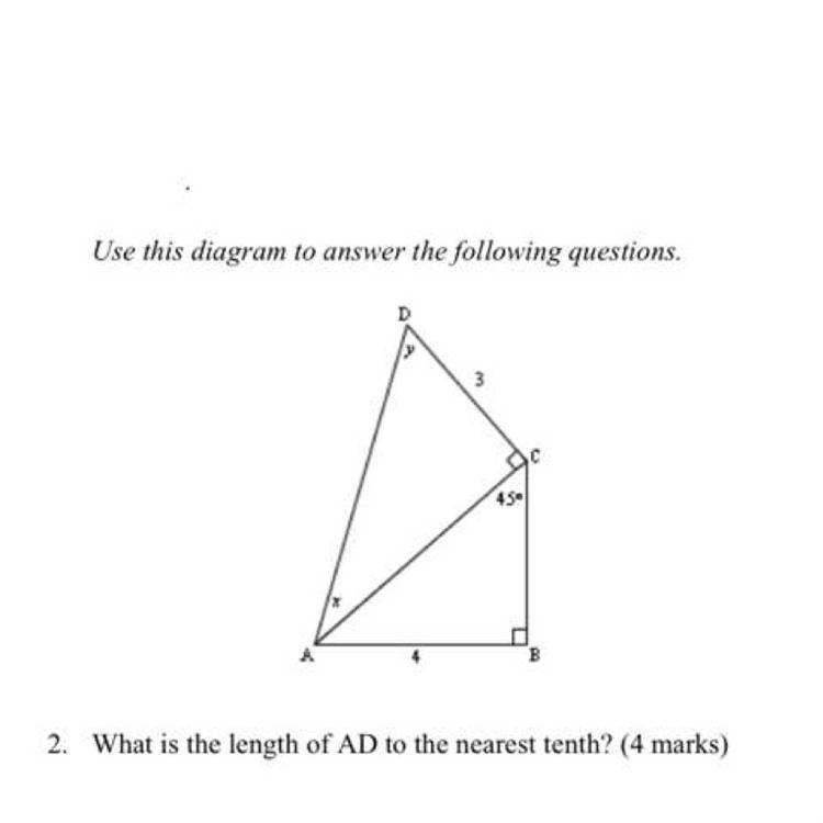 What is the length of AD to the nearest tenth?-example-1