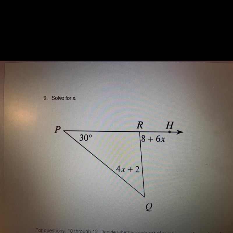 Solve for X in the photo below-example-1