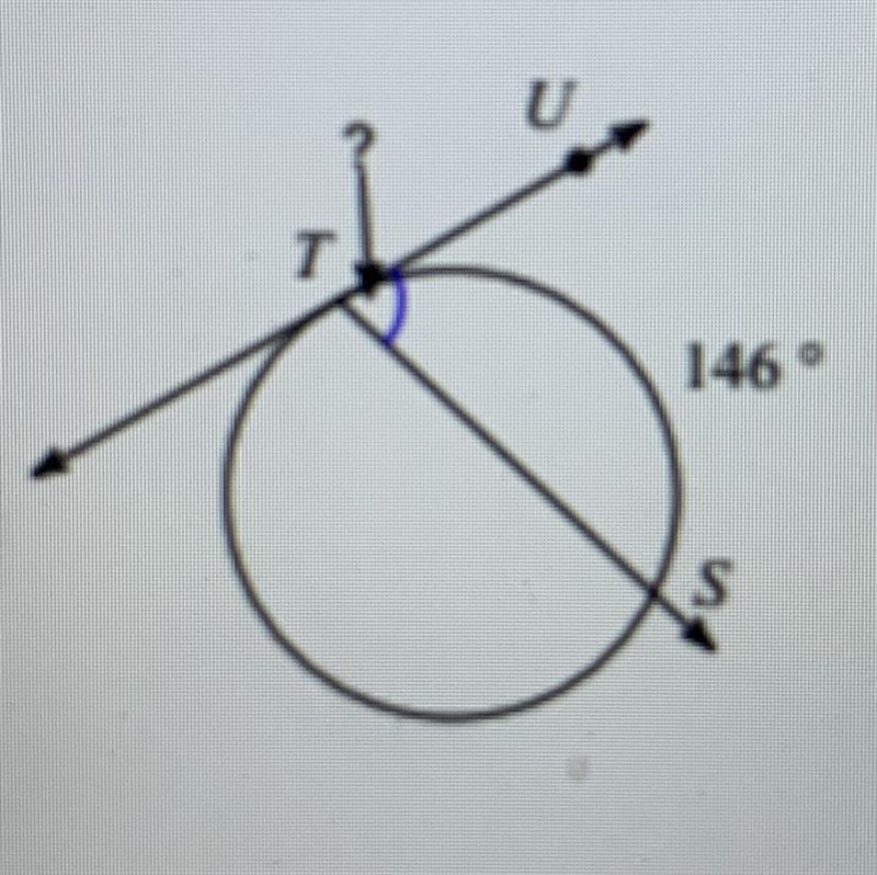 Find the measure of the missing arc (dont worry about the degree symbol)-example-1