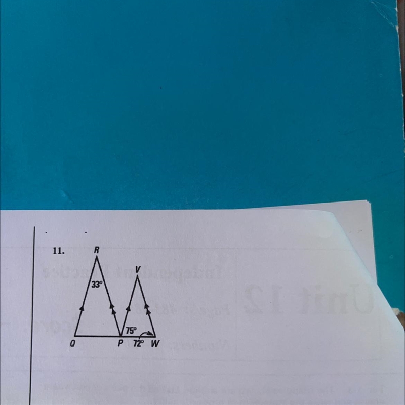 Determine whether the triangles can be proved similar. If they are similar, write-example-1