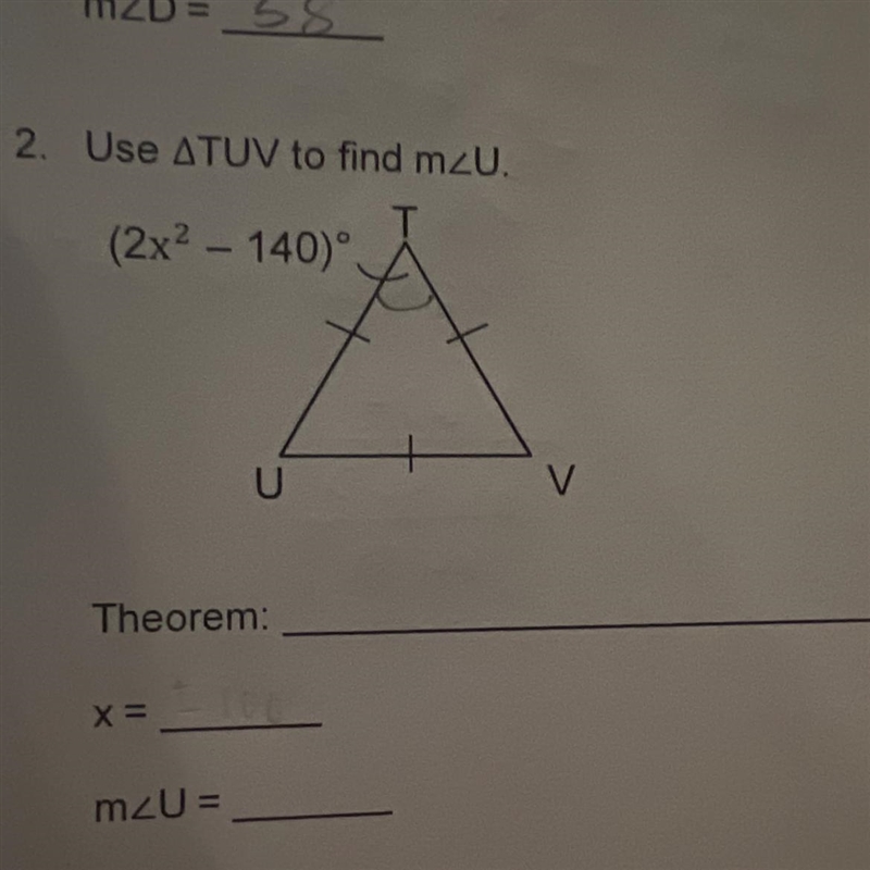 How do you find the x for this ?-example-1