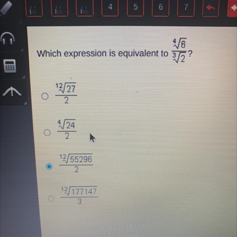 Which expression is equivalent-example-1