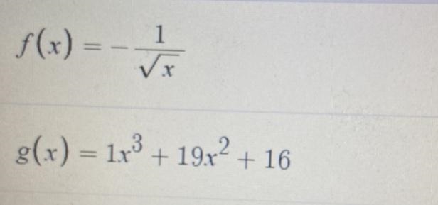 Composition of functions:determine the equation of (gof)(x) image attached much appreciated-example-1