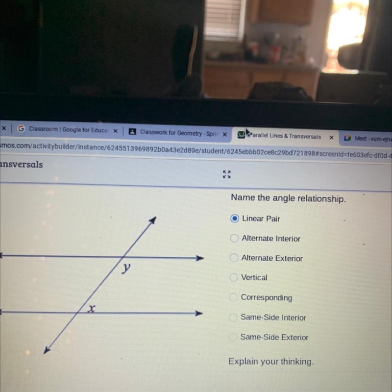 Name the angle relationship-example-1