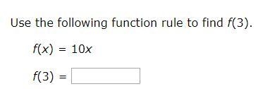 Function rule to find f(3)-example-1