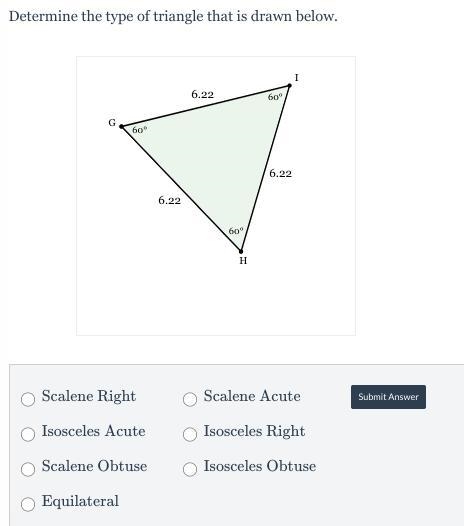 Determine the type of triangle that is drawn below.-example-1