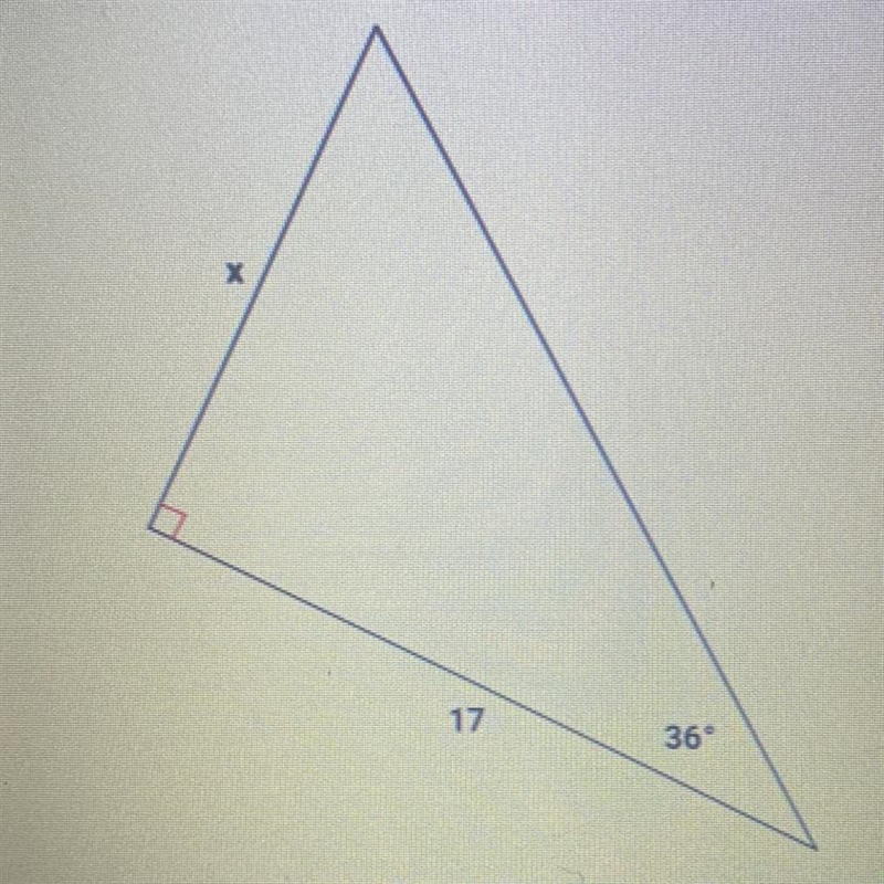 Find the value of x. Round your answer to the nearest tenth.-example-1