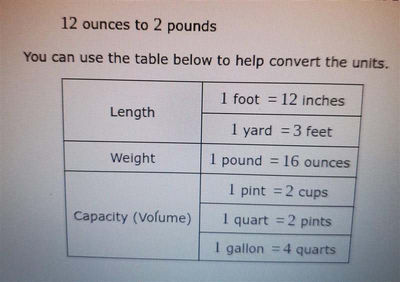 Write the Ratio as a fraction in the simplest form without any units 12 ounces to-example-1