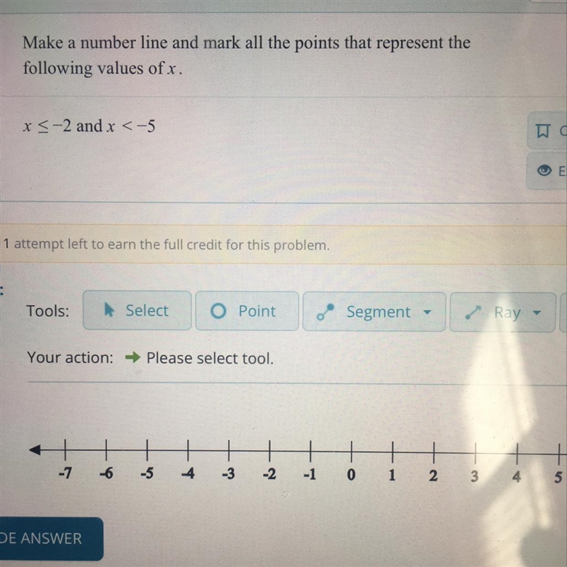 X <-2 and x < -5 Rsm question-example-1