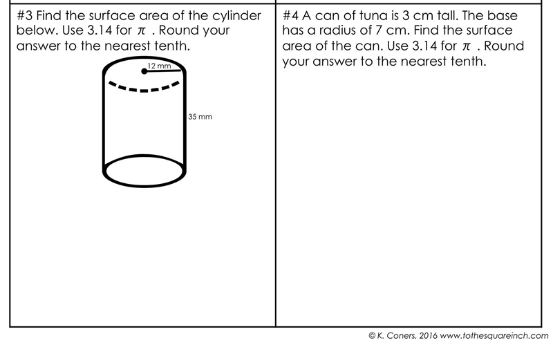 Surface Area Of Cylinders Please show work It would make my year if you helped-example-1