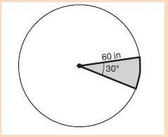 Find the area of the sector of the circle. A)40π B)200π C)60π D)300π-example-1