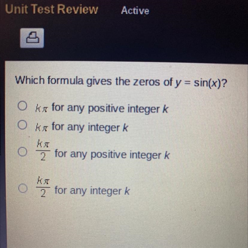 Which formula gives the zeros of y = sin(x)?-example-1