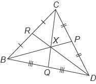 In △BCD, BP=15 cm. What the length of BX?-example-1