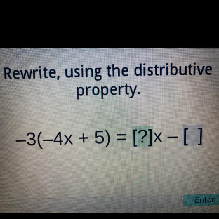 Rewrite, using the distributive property-example-1