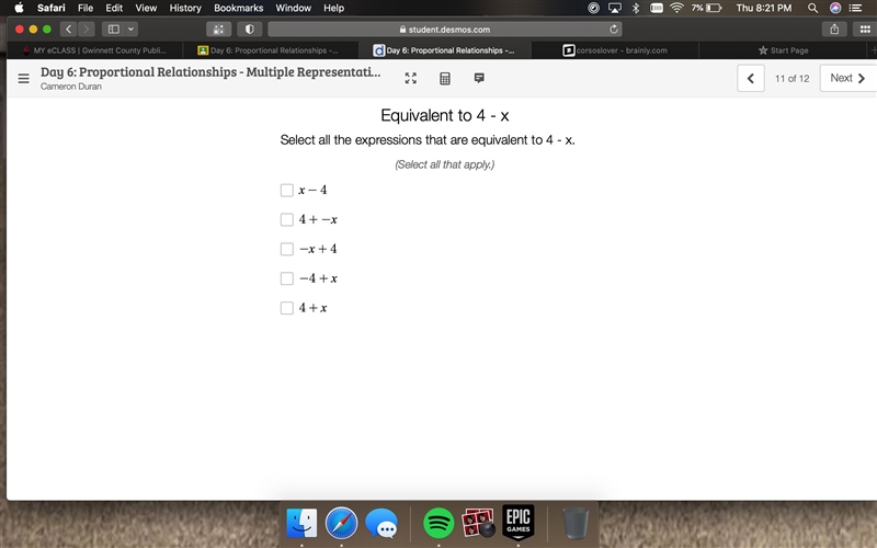 Please solve and tell me all that apply-example-1