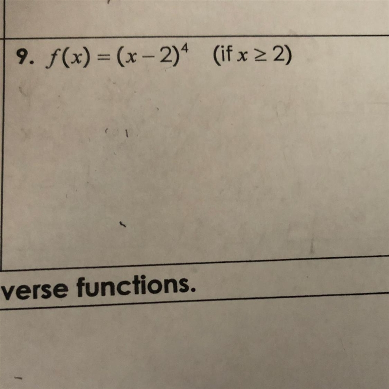 Find the inverse of each function.-example-1