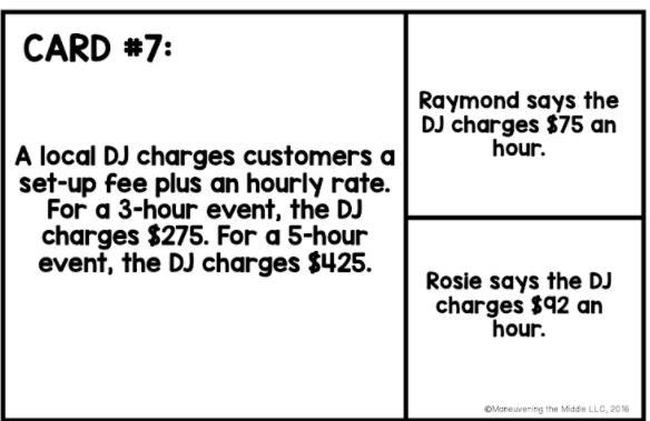 How much will the DJ charge an hour if he charges $275 for 3 hours?-example-1