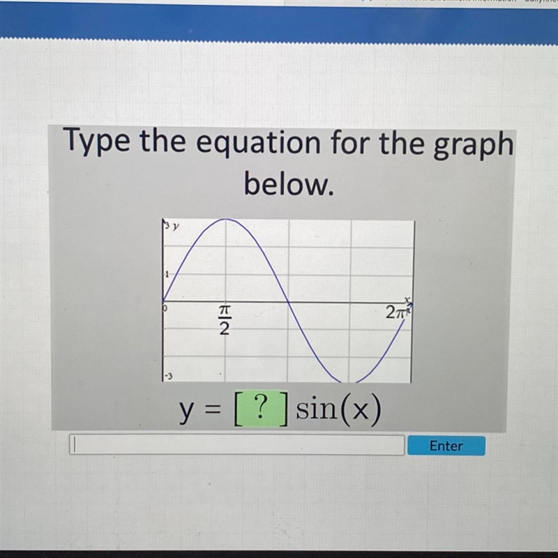 Type the equation for the graph below.-example-1