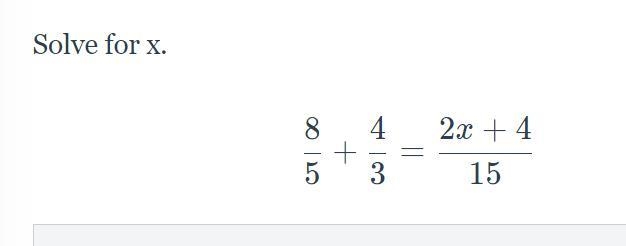 Fractional Linear Equations -Solve for x-example-1