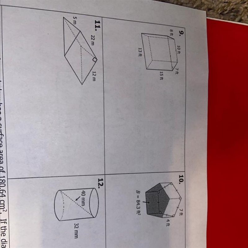 What’s the Surface Area for the following problems-example-1