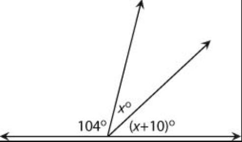 What is the value of x in this diagram? I need this ASAP!!!-example-1