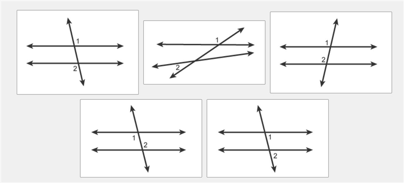 Classify each pair of numbered angles as corresponding, alternate interior, alternate-example-1