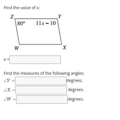 Find the value of X Find the measures of the following angles-example-1