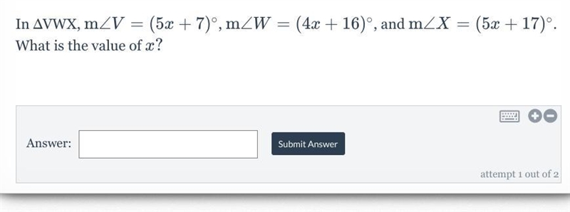 Please hurry Interior and Exterior Triangle Angles-example-1