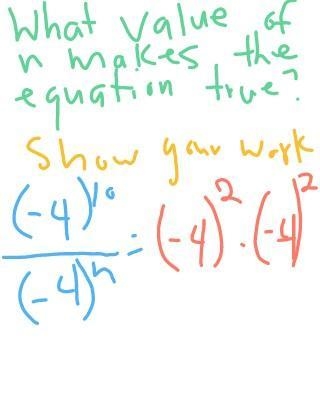 What value of n makes the equation true?​-example-1