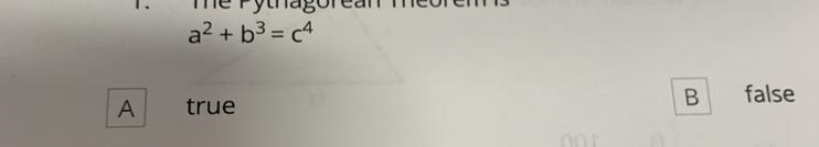 The Phythagorean Theorem is-example-1