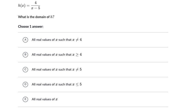 What is the domain of h-example-1