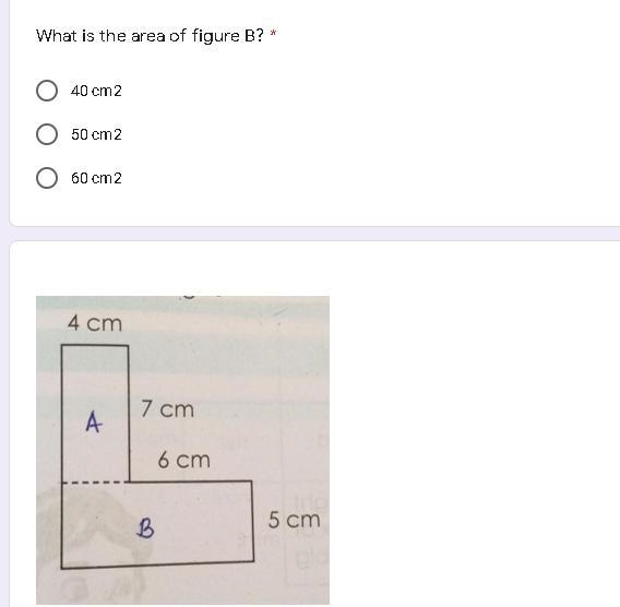 What is the area of figure B-example-1