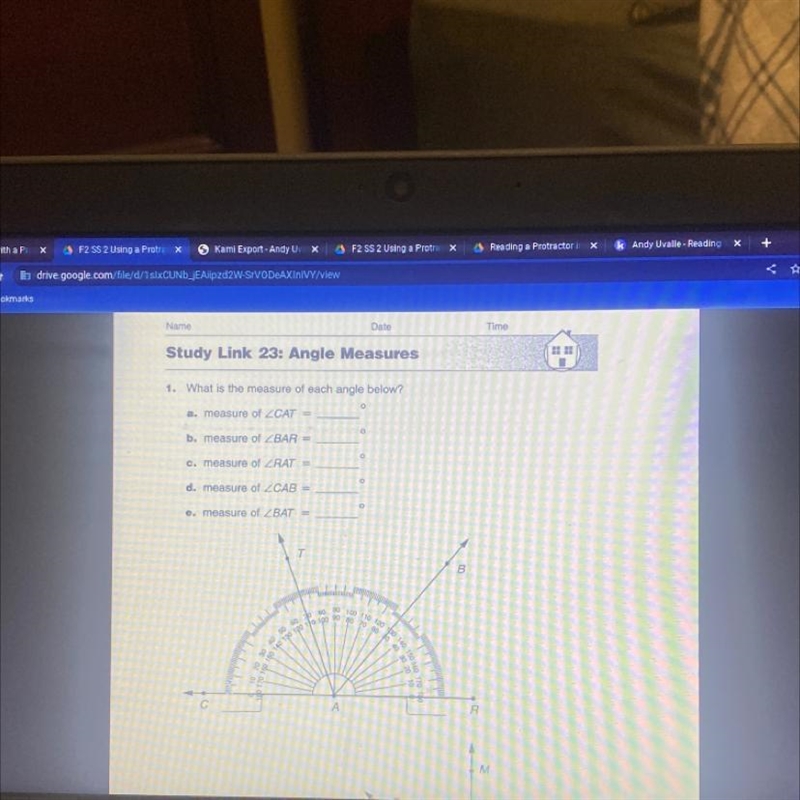 I need help finding the measurements I’m not good at using protractors-example-1